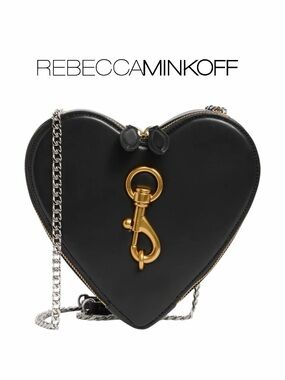 Rebecca Minkoff Black Heart Crossbody Bag